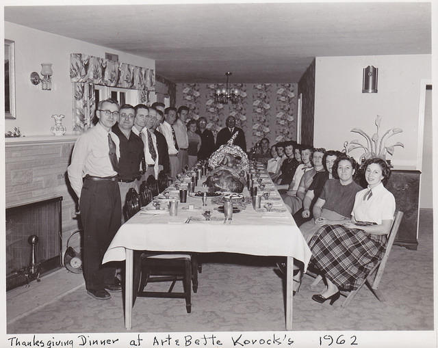 Art & Bette Korock - Korock Thanksgiving - 1962