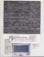 David Koroch - Certificate of Death - 1958